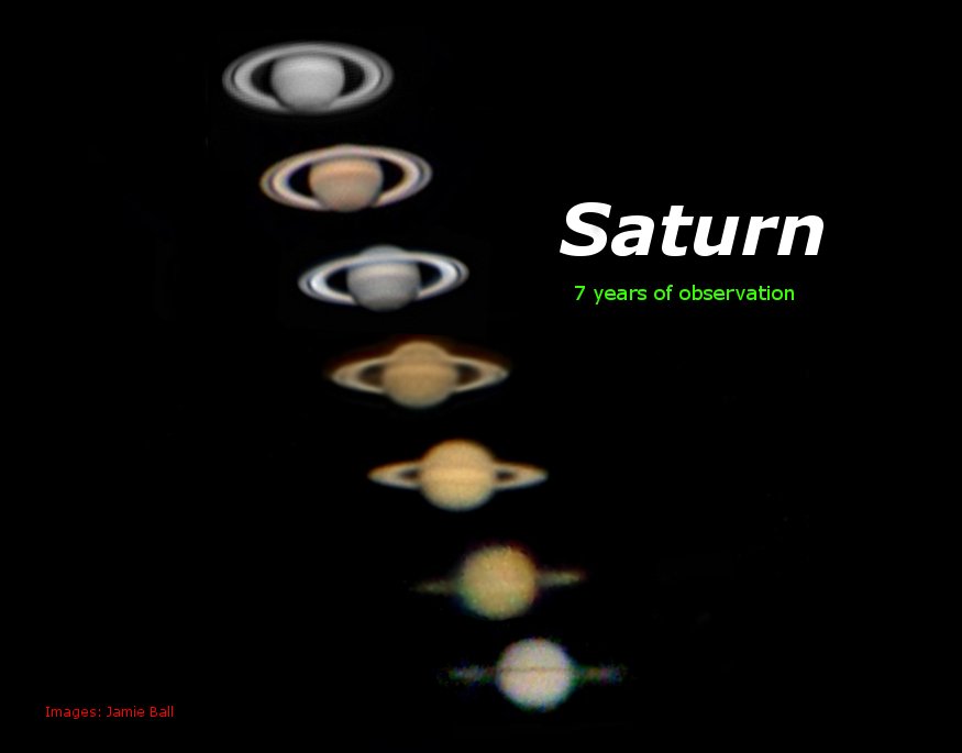 Step_Holt's tweet photo. "I've been taking an image of #Saturn every year since I got my first #telescope back in 2009." #space #cosmos #nasa #universe https://t.co/TsYhZz054B