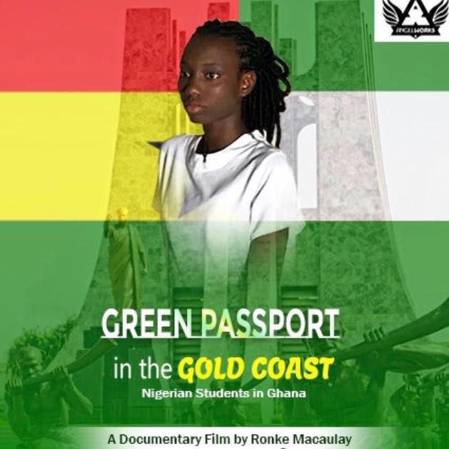 Irepfilm's tweet photo. #NowScreening at #iREP2018 Green Passport In The Gold Coast: Nigerian Students In Ghana
Directed By: Ronke Macaulay
Duration: 25 minutes
#iRepFilmFestival2018 https://t.co/2LoBlgy5M7