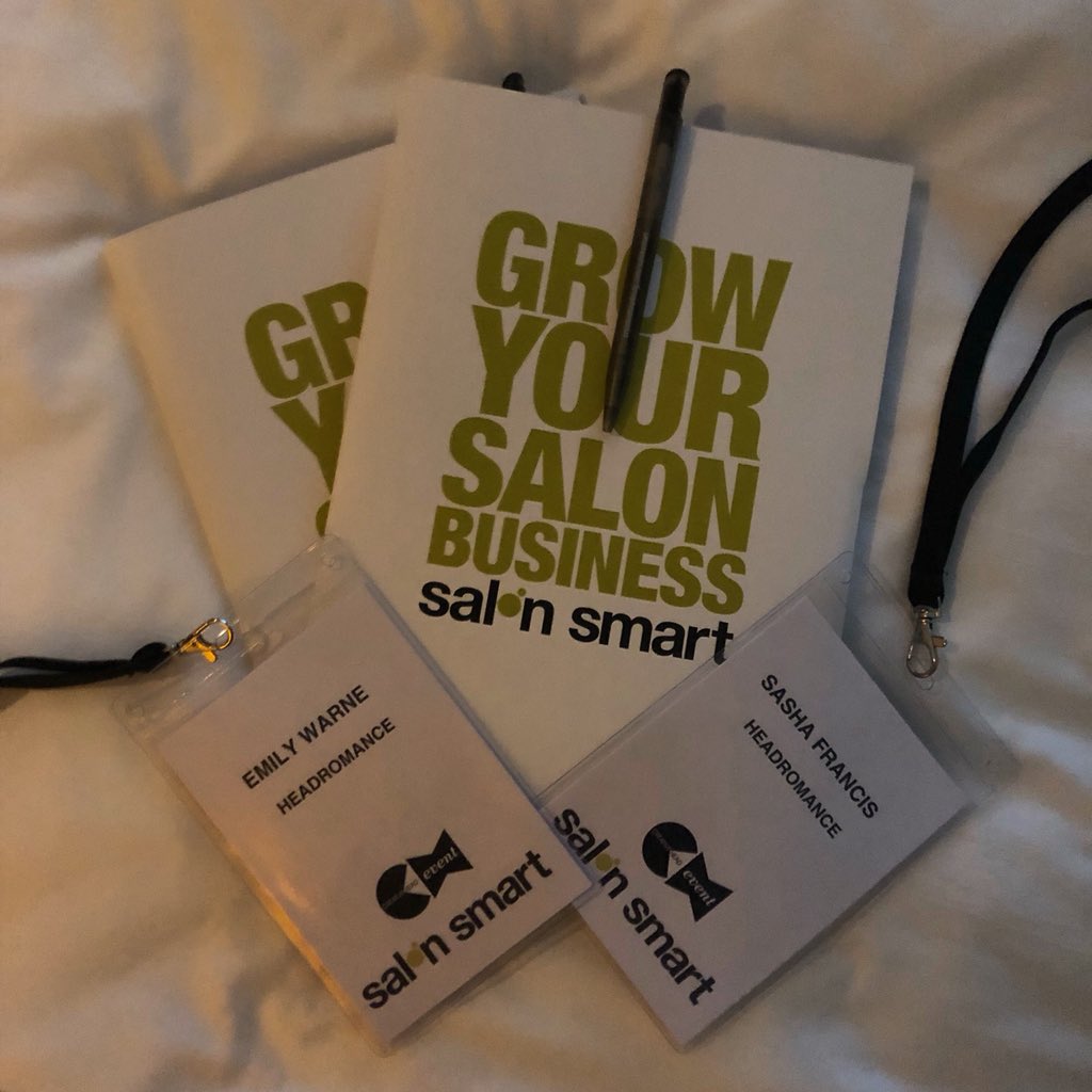 All checked in for #SalonSmart18
Excited for a jam packed weekend!
#Headromance #HairSalon #Havant #LoveYourself <a href="/creativeheadmag/">Creative HEAD</a> <a href="/sashafrancis/">Sasha Francis</a> <a href="/EmilyWarneSRH/">Emily Warne SRH</a>