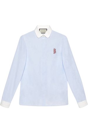 Seyong_Style's tweet photo. 👕 #Kingsnake fil coupé Cambridge shirt #GUCCI 
Blue &amp; white check cotton;
White collar &amp; cuffs;
Kingsnake fil coupé;
Covered placket;
Mother of pearl buttons;
Straight hem;
Side vents; 100% cotton; Made in Italy 
#️⃣ #Seyong #세용 #セヨン、
#Myname #mainDancer #Rapper #H2Media https://t.co/Sub15LdXGT