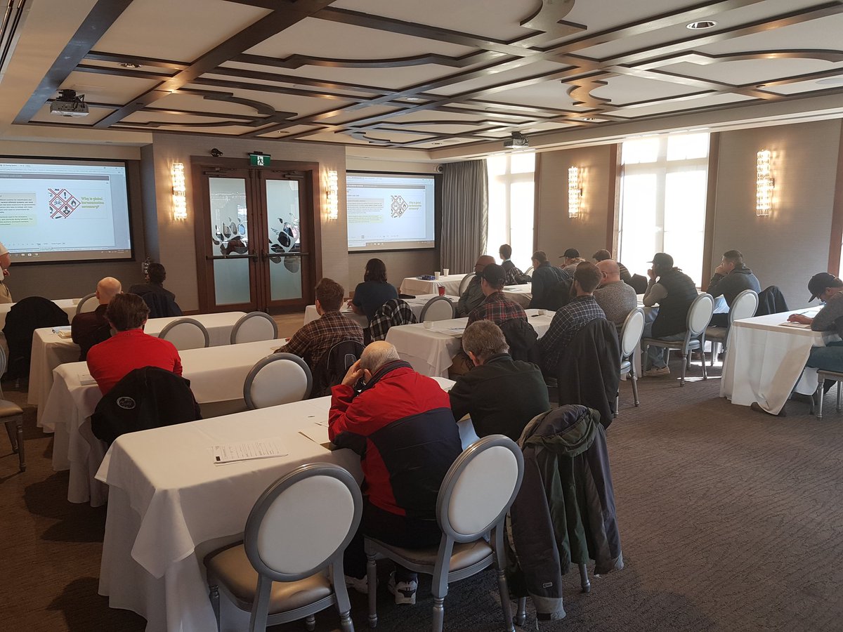 WBGrounds's tweet photo. 2018 Turf Team orientation. We are very excited for the upcoming golf season ! https://t.co/N979GzsIZW