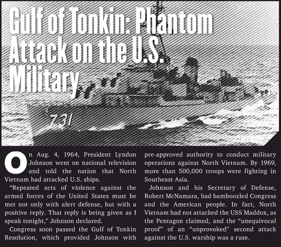 The Gulf of Tonkin incident, also known as the USS Maddox incident, was an international confrontation that led to the United States engaging more directly in the Vietnam War. #QAnon  #Q  #TheGreatAwakening  #FollowTheWhiteRabbit  #Qanon8chan  #8Chan  #FakeNews  #IBOR  #KeepAmericaGreat