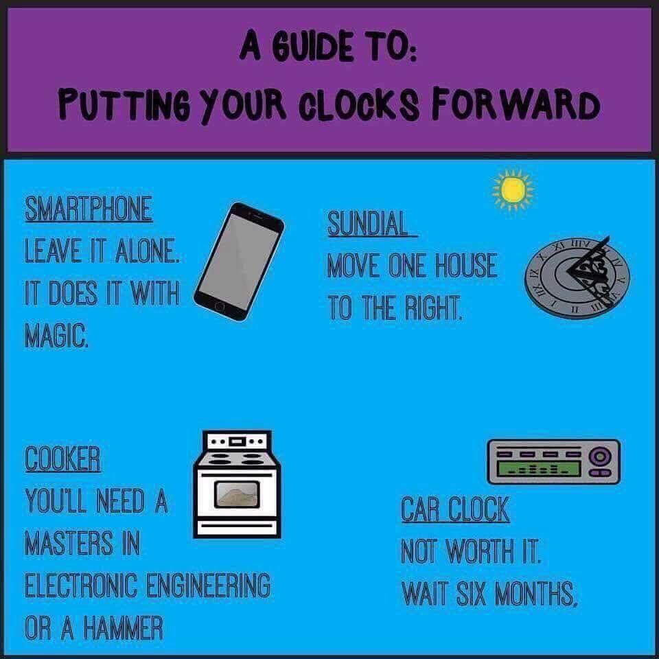 HousingITguy's tweet image. It is a pain this putting yer clocks back &amp;amp; forward...