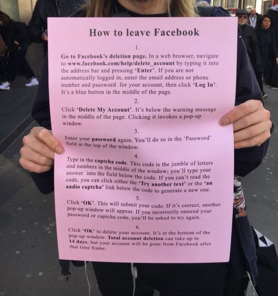 friezeofficial's tweet photo. Turner Prize-winning artist Jeremy Deller protests #Facebook https://t.co/piZjKBJfi1 https://t.co/gSKp3Y0MCH