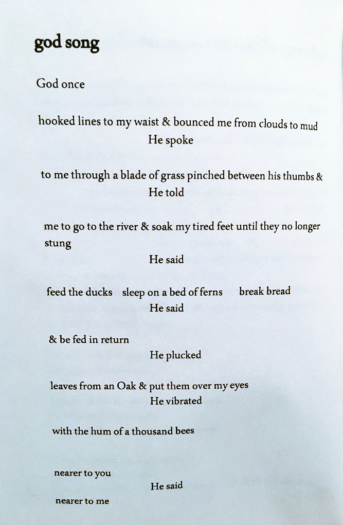 TheIdiotsIChing's tweet photo. He said
feed the ducks sleep on a bed of ferns break bread
ZACKARY LAVOIE (@zclavoie) Pisces🌝 Gemini🌗 Libra☄️
#PISCESpoem
#astropoems
“Pisces as Emily Dickinson line: I put new Blossoms in the Glass.” @poetastrologers https://t.co/ge6ucFgakX