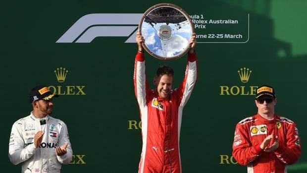 #rosso #Ferrari dona molto alla #Formula1 
Straordinario #Vettel grande #Raikkonen un podio #AusGP2018 orgoglio italiano
Avanti così!