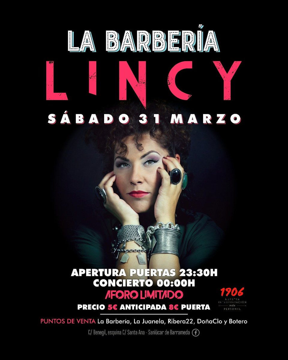 lincyoficial's tweet photo. ¿¿¿YA TIENES TU ENTRADA???🎫🎫 No te quedes sin ella!!!!Está #SemanaSanta en @DONACLO_2016 #ElBotero @la_juanela #Rivera22 la puedes conseguir.
Y el #31demarzo #Sábado nos vemos en la #LaBarberia
#músicaymásmúsica https://t.co/CWPUi9tkdV