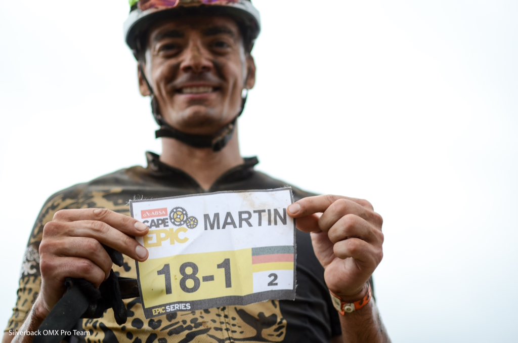 "You don't leave a team mate behind"

<a href="/raphaelgagne/">Raphael Gagné</a> carried <a href="/MartinGluth/">Martin Gluth</a>'s race number to the finish of <a href="/CapeEpic/">capeepic</a>. What an amazing gesture. 

#weareOMX #BornToBeFast #untamed #capeepic #SilverbackOMXProTeam