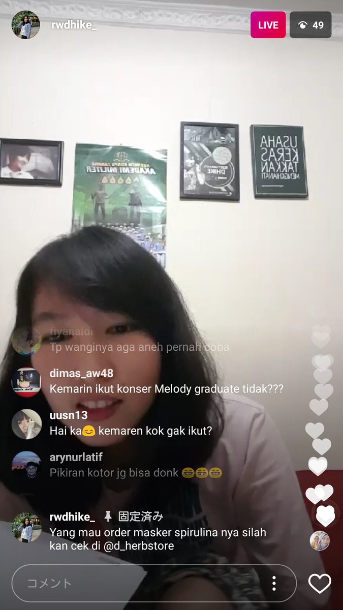 DhikeFC's tweet photo. Siapa yang tadi liat LIVE IG nya Dhike?
Dhike sekarang lagi sibuk Kuliah sama jalanin Bisnis Online nya.
Bisnis apa yak bocah? 😆
Kuy follow ig bisnisya → d_herbstore
https://t.co/uZaw6zZ5nF https://t.co/nWbc6zfpe1
