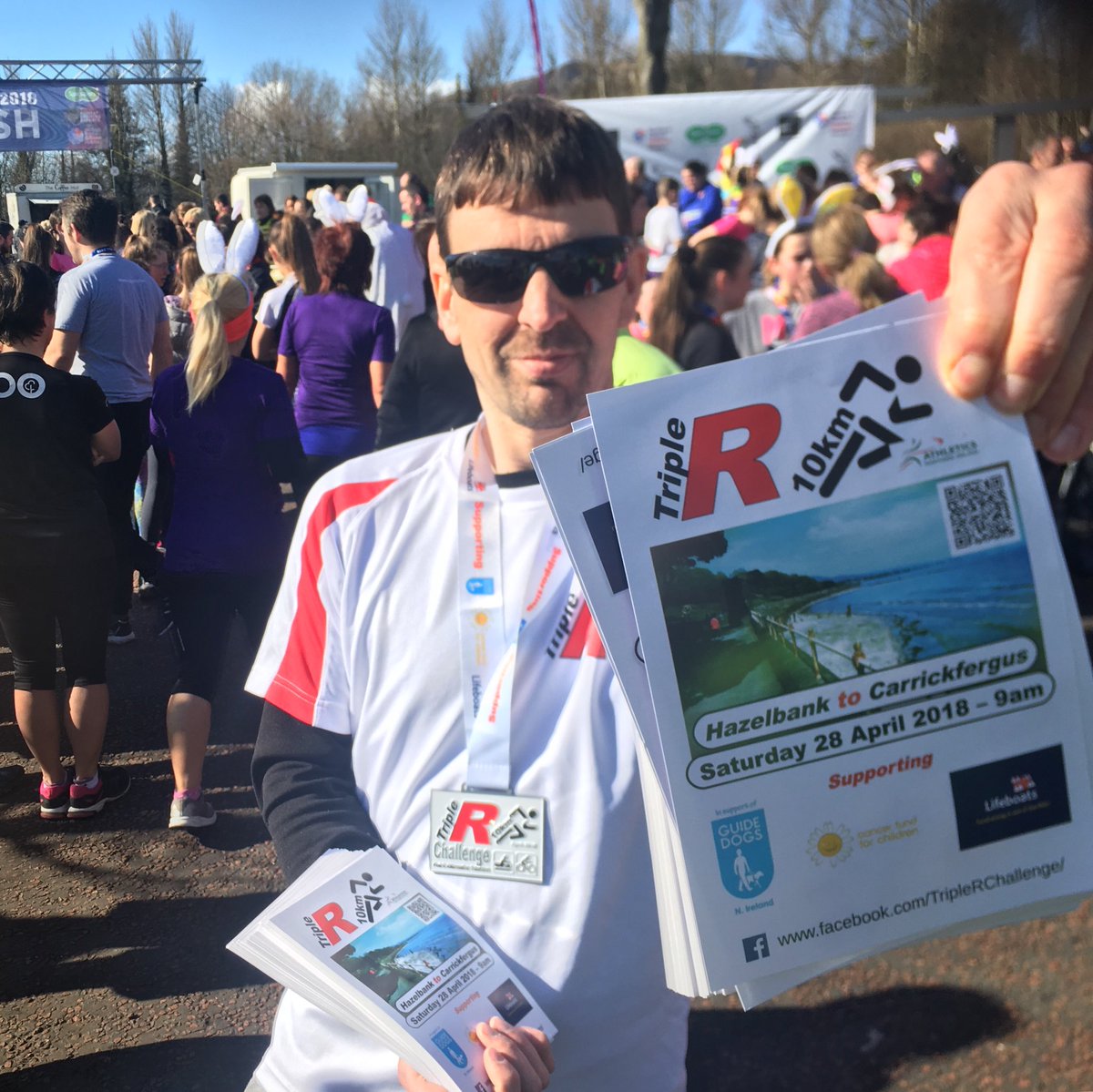 pannipp1969's tweet photo. Leafleting for Peter Lock’s TripleR 10k run on 28th April from Hazlebank to Carrickfergus.  Please sign up now at the link I’ll put in the comments section below. https://t.co/O8ju3Zg5An