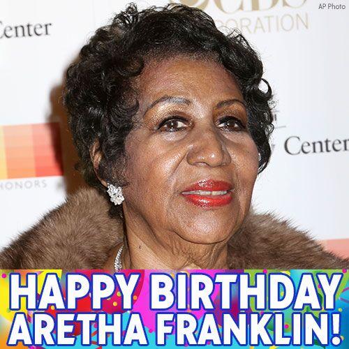 Oh happy day! Happy Birthday to 18-time Grammy winner Aretha Franklin! 