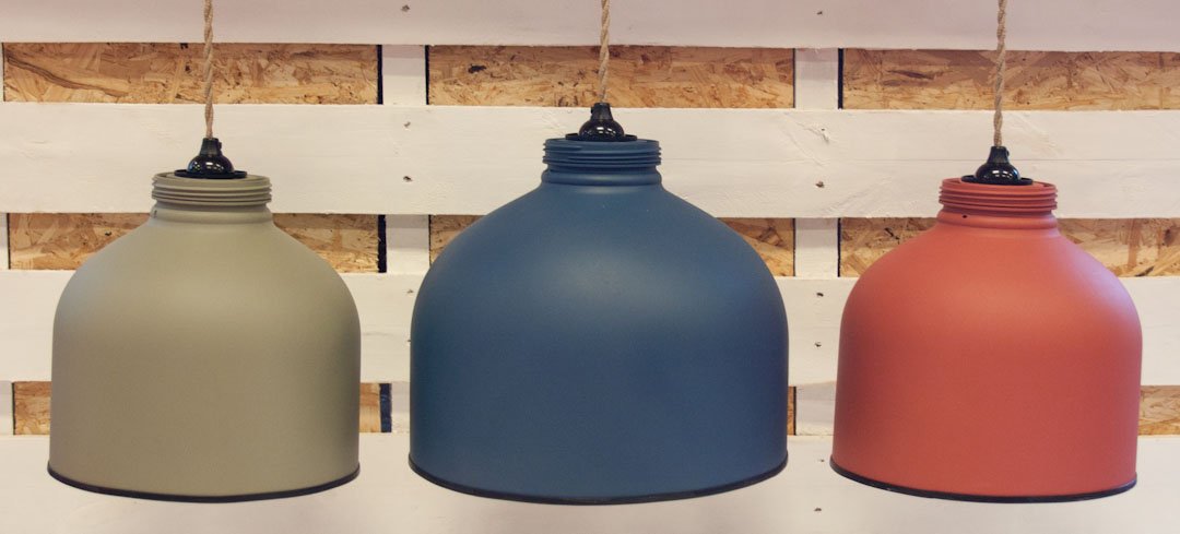 Check onze nieuwste creatie: hanglampen gemaakt van gebruikte (plastic-) bier fusten! 🍺 iamrecycled.nl/lichtgoed