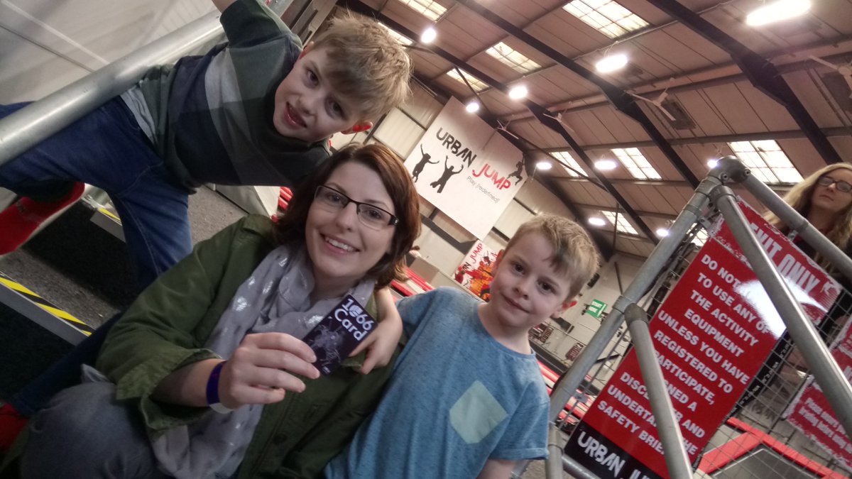 RichBest's tweet photo. Excited for our first experience of @UrbanJumpHQ! Thanks to @1066Card https://t.co/QtUY426KCU
