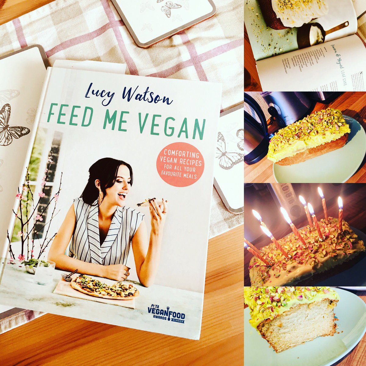 farmer2205's tweet photo. Made my sister the lemon and yoghurt loaf cake for her birthday #vegan #tasty #lovedit #birthday @imLucyWatson @AlcockCraig https://t.co/DWfCEGbLw3