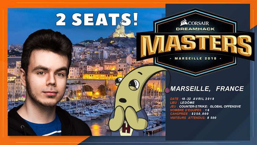 HOUNGOUNGAGNE's tweet photo. 🚨GiveAway🚨
DreamHack Marseille Seats!
One for you, one for your friend!

RT &amp; Tag one friend to enter! :) https://t.co/rtdcRN6Bed