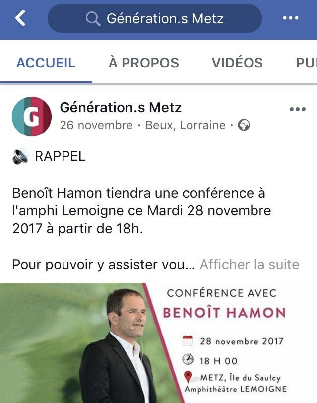 SetsilaicosS's tweet photo. Quand le @MJSMoselle qui est subventionné par le @partisocialiste finance les meetings de @benoithamon ! 
@GenerationsMvt

#MJSGate
#GenerationVoleurs
#Metz
#Fraude

@adevillaines @AbelMestre @JulienChabrout @stephlerouge @AssoNISD @RachidLaireche @canardenchaine https://t.co/1Q7NNkVZzD