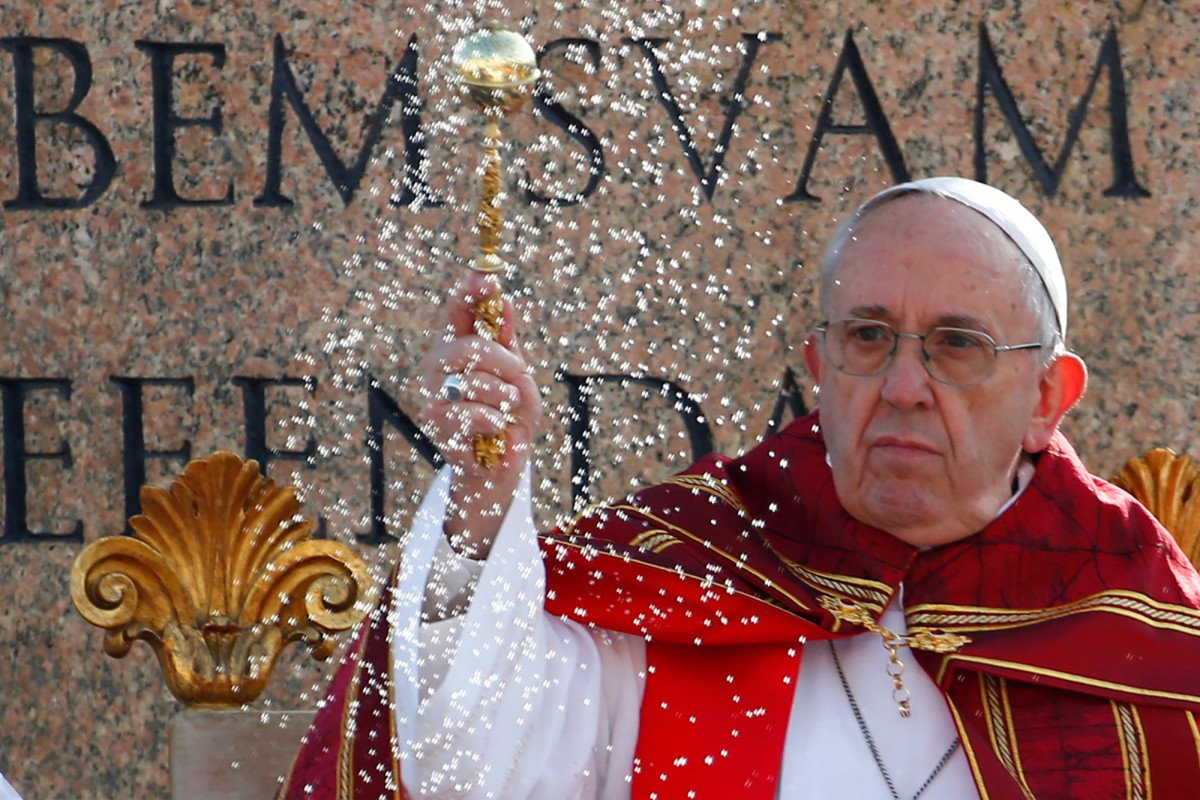 nypost's tweet photo. Pope Francis tells young people not to let adults silence them https://t.co/C0J2pszLP2 https://t.co/JPMDDEQVWh