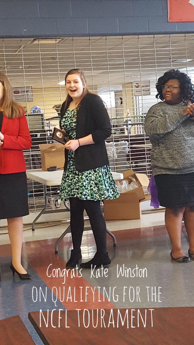ForensicsAHS's tweet photo. Arrowhead has one more NCFL qualifier Congrats Kate Winston https://t.co/Pag2K1T6ed