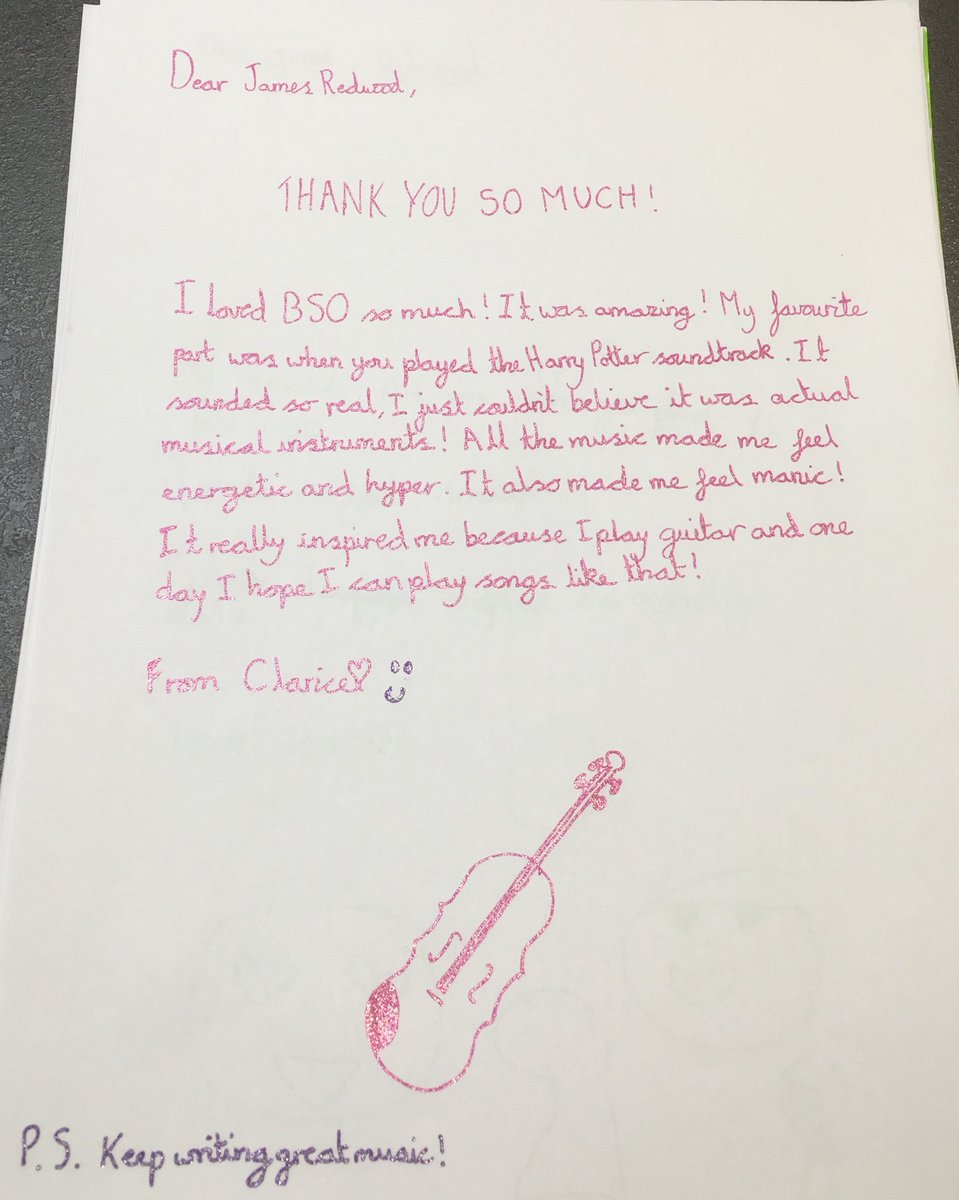 primarymus's tweet photo. Just a snapshot of the tremendous impact our BSO collaboration had on the 300 Primary Music children (and adults!) who participated. Their many letters of thanks will be posted off to Poole later this week. https://t.co/9pAMlaRDL9