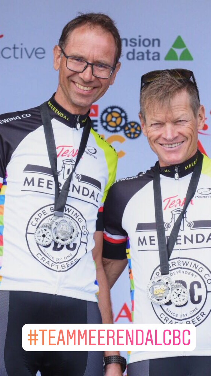 Grand Masters overall 2nd place! #TeamMeerendalCBC <a href="/CapeEpic/">capeepic</a> <a href="/CapeBrewingCo/">Cape Brewing Co.</a>
