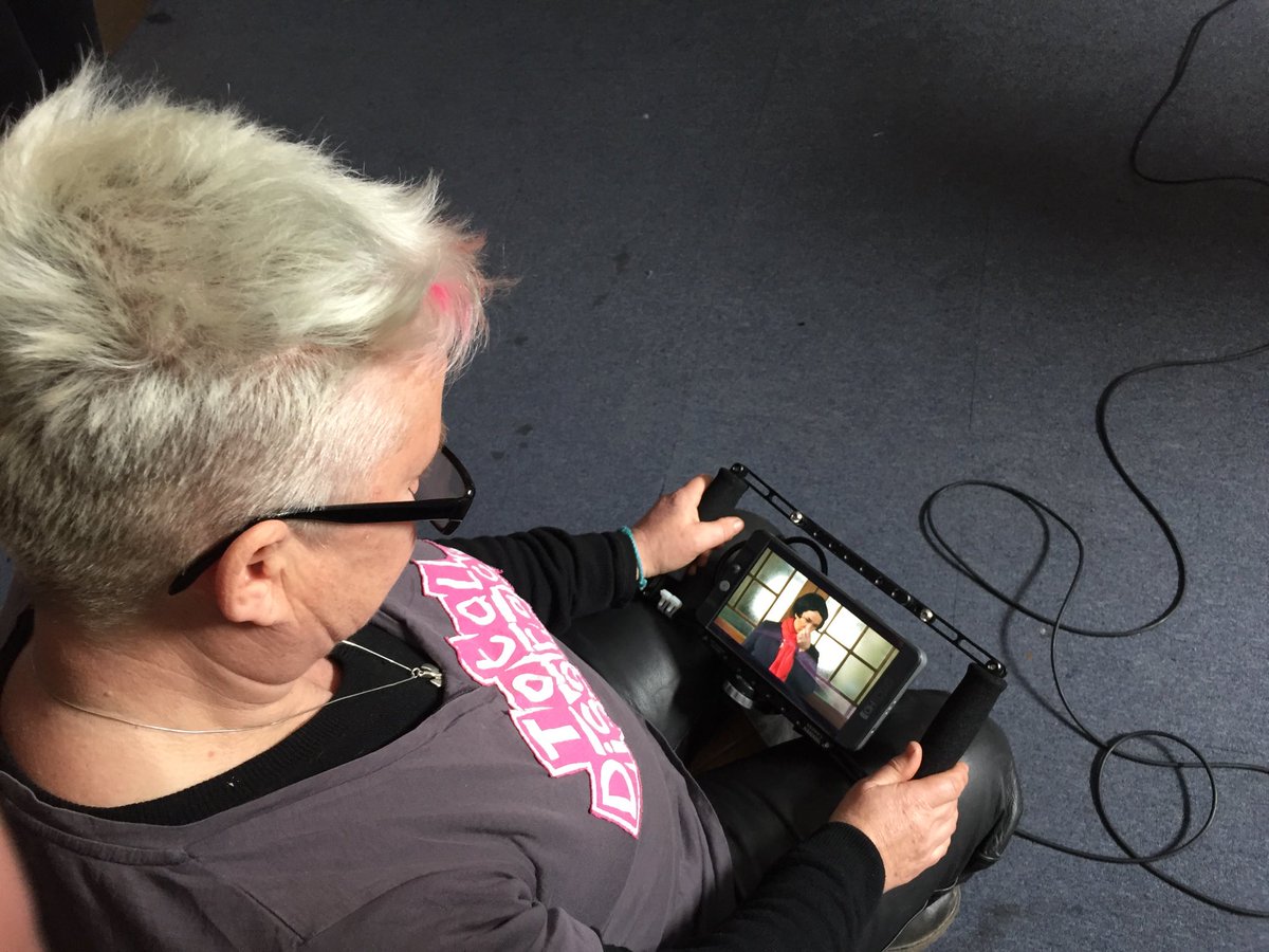 Quiet please, Director @maj_ikle is on set for <a href="/AberrationCymru/">Aberration Cymru</a> <a href="/irisprize/">Iris Prize LGBTQ+ Film Festival</a> community film  screening in #Aberystwyth in May! <a href="/BigLotteryWales/">Big Lottery Fund Wales</a>