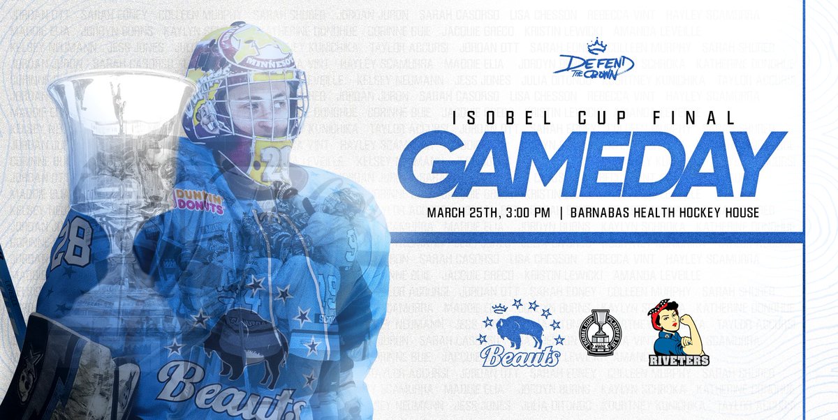 BuffaloBeauts's tweet photo. A game 371 days in the making.

IT’S #GameDay IN NEWARK!

Time to #DefendTheCrown. https://t.co/0bEM7nWfky