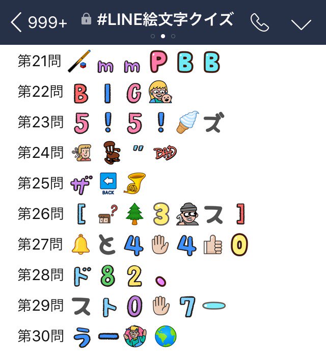 全100問 Line絵文字クイズ 邦楽 ロック編 Twitter