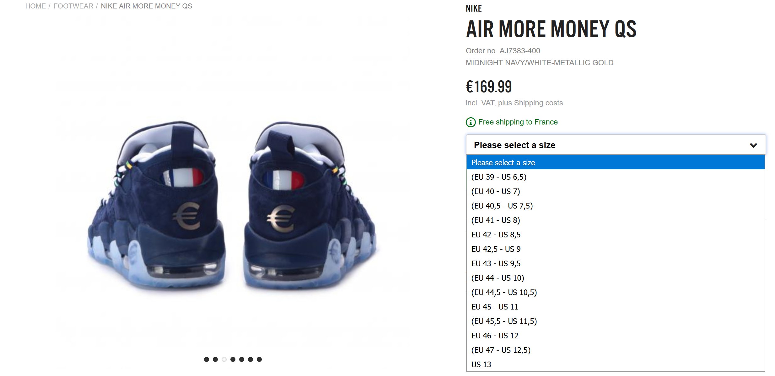 Air more money euro cheap