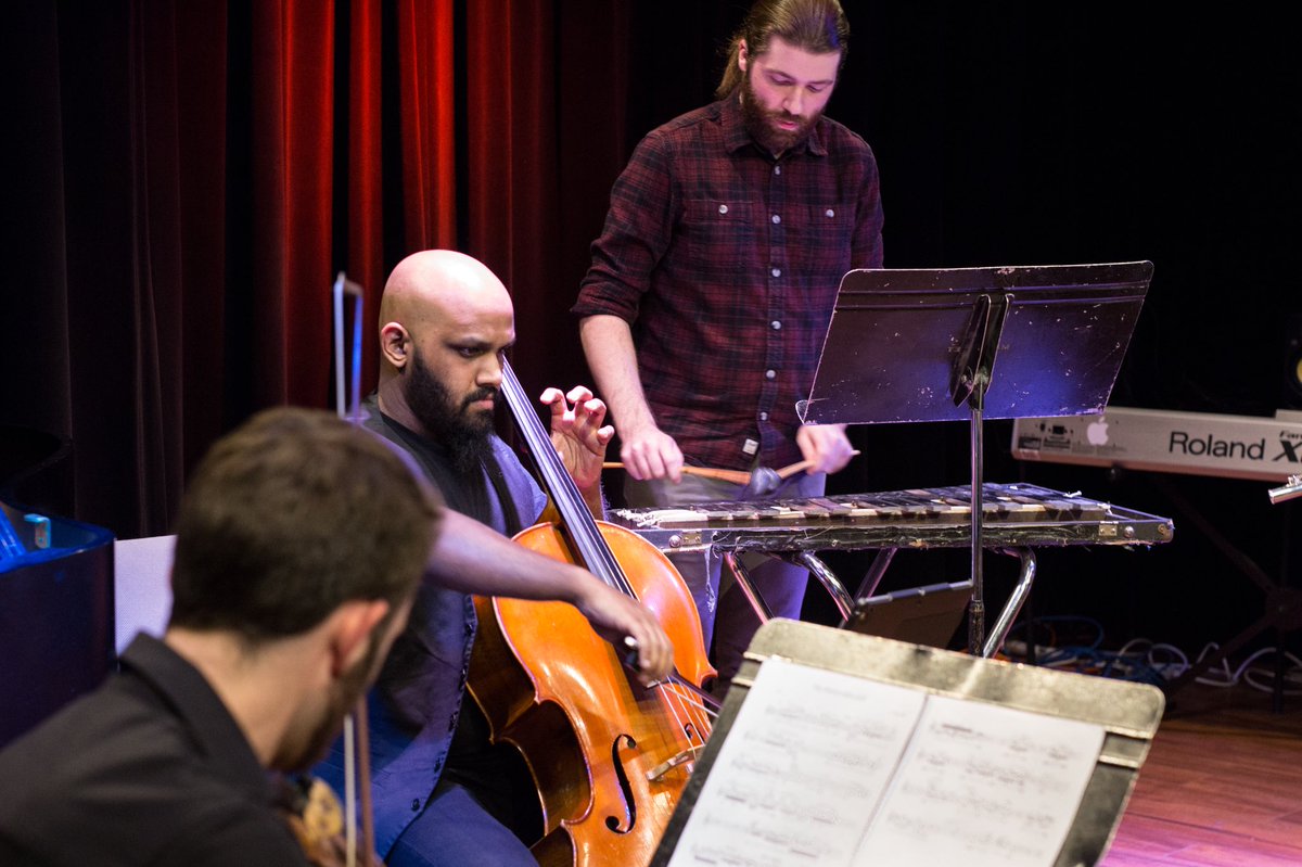 terrbearlim's tweet photo. @Caution_Sound “Spark to Stone” @ArrayTO @bekahsimms @DrAWho @katwatson007 @august_mk 

#newmusic #music #composer #composers #contemporarymusic #cello #chambermusic #concert #percussion #toronto #torontomusic #concert https://t.co/LSRYY73oZx