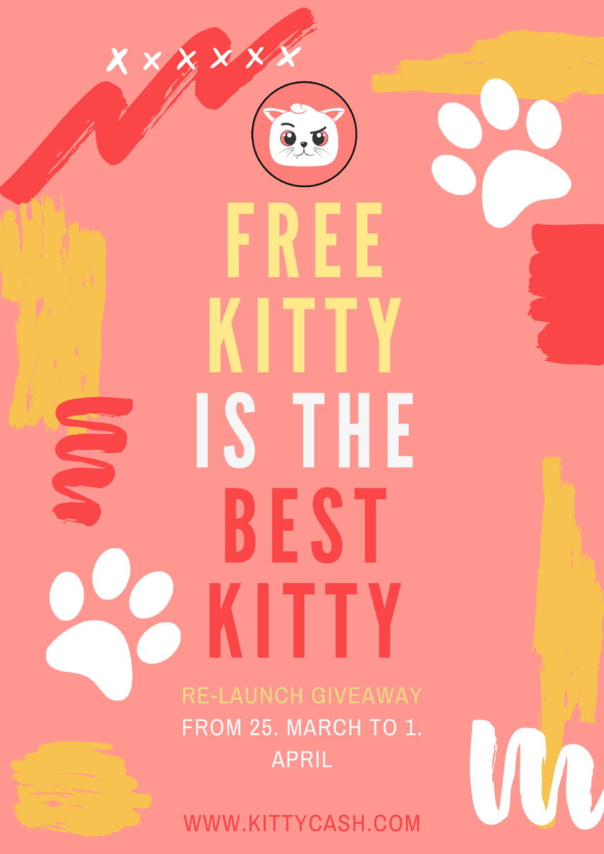 KittyCash_com's tweet photo. Want to #win 1 of 20 Kitties and merch? Join our Re-launch #giveaway to celebrate our new website and rebranding of KittyCash! Join to win: https://t.co/z0s8hx2Y7H https://t.co/cvMC0oTovS