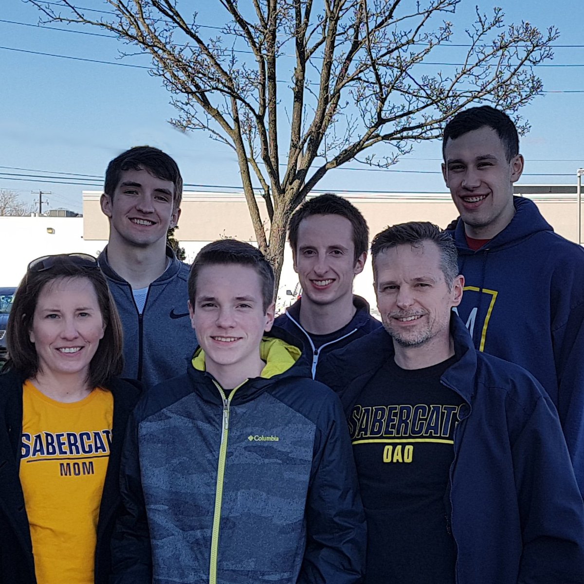 CyberdatX's tweet photo. We are missing the 3 in the back row already. Safe travels numbers @youngwallis12, 5, and 7! You are always welcome to come again. #proudDad #mbumvb https://t.co/kUjQEfIyNh