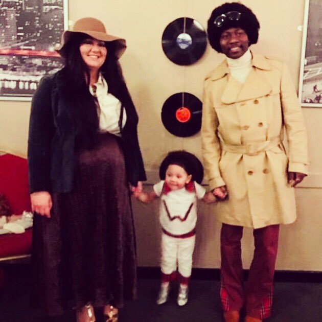 laura_maiden's tweet photo. Getting our 70’s vibe on for Daddy Maiden’s 70th birthday. #fancydress #70schic #familyparty #myworld https://t.co/21C7qxQLzp
