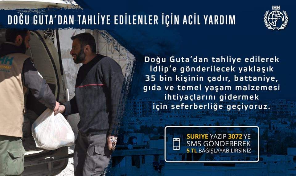 Lı Gundi Doğu Guta insuneki rawyone maaa ocil yordım kır  .
Lıı eki DoguGuta  warıın tazııdo ma hozıriyeğo kırıya 35 'hazzor marı  ame İdlipe Çoduru gurmişkın, ama perro çıģģıı ihtiyoceğo hawıun ama pedınn. 
@yasarkutluayihh 
<a href="/ihhinsaniyardim/">İHH</a>