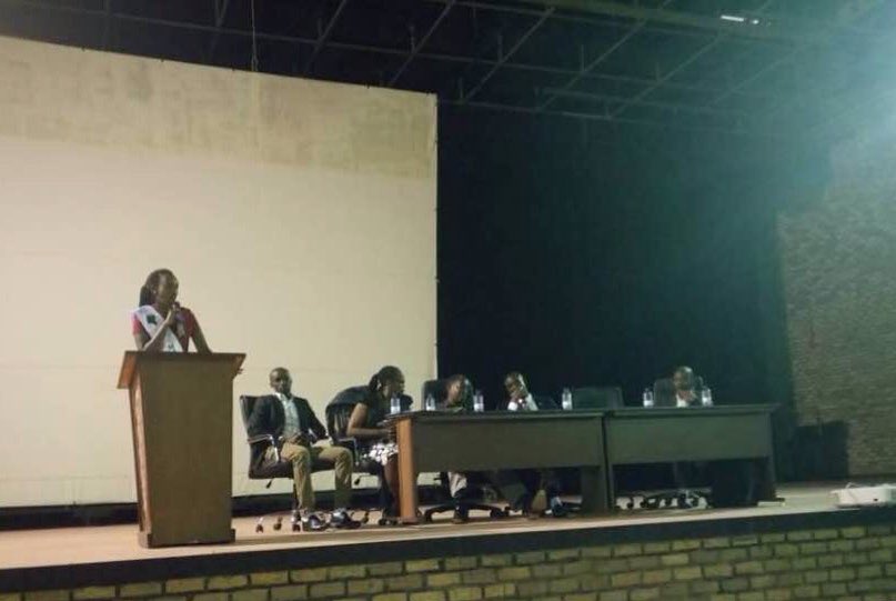 Irebe_natacha's tweet photo. On friday, as part of my tour in the @RwandaSouth I had an honour to be among the panelists during the launch of Global Community Partners held at UR-Huye campus under the theme "Contribution of the youth in building #Rwandawewant " where I gave a talk on self confidence 4 dvpt. https://t.co/mrsIyiPk35