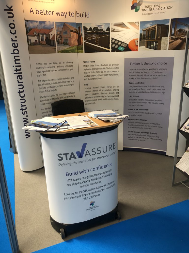 Final day here at the NEC been a busy four days #sta #Timberframes #staassure
