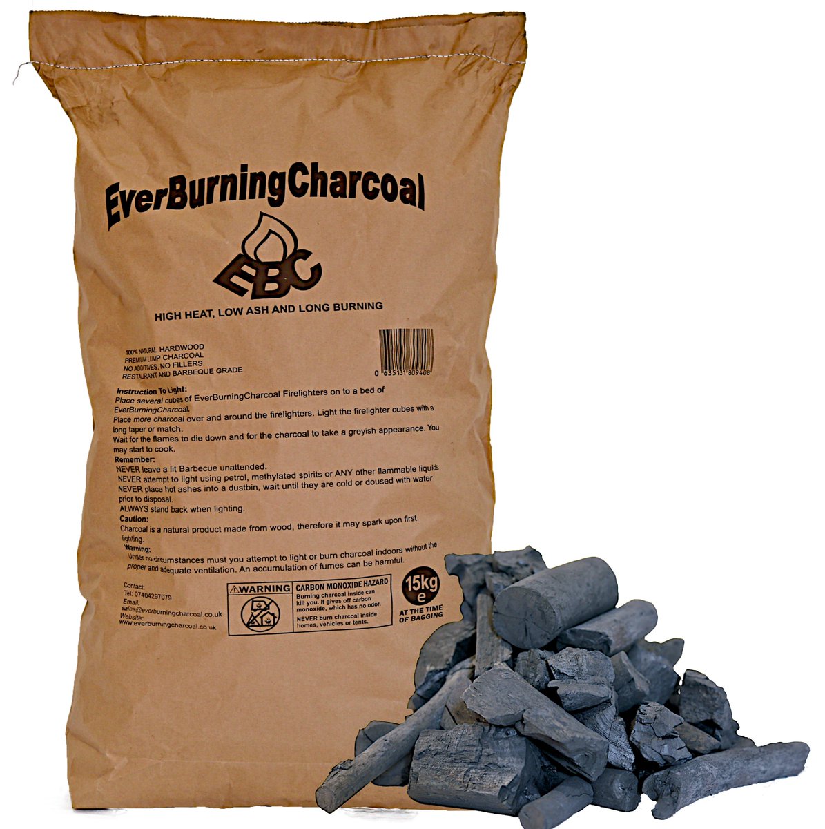 Summer is almost upon us, don't forget to stuck up on our Restaurant Grade Charcoal.