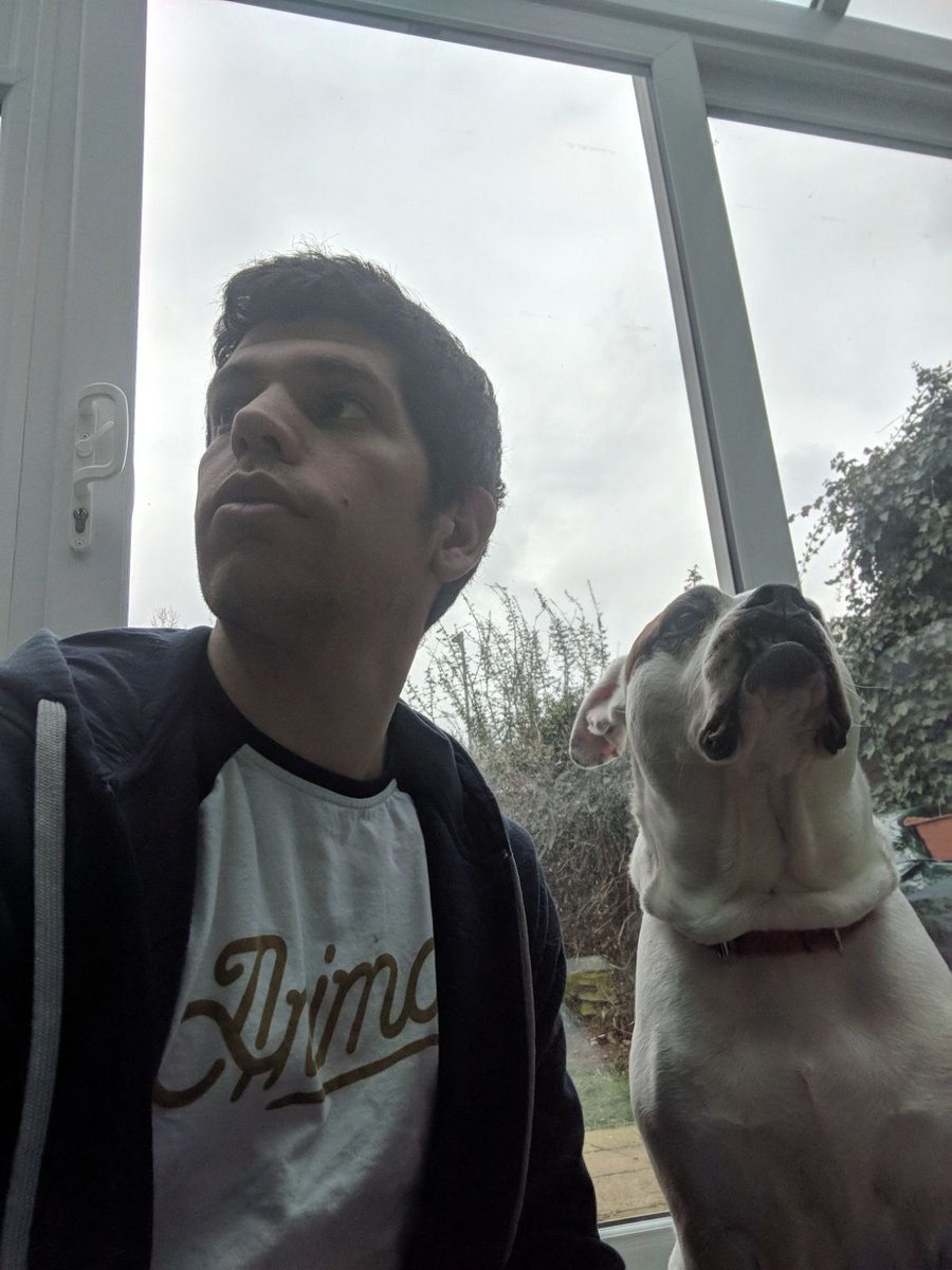 rox_boxerxdog's tweet photo. My uncle Chris and I practising our model pose https://t.co/WHeYqX8BJV