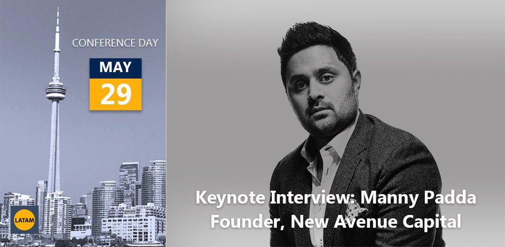 Join us this MAY 29 at #LatAmStartups Conf 5.0 we're thrilled to present Angel Investment of the Year Manny Padda in a special keynote interview. Register here ow.ly/2DwT30j15PL