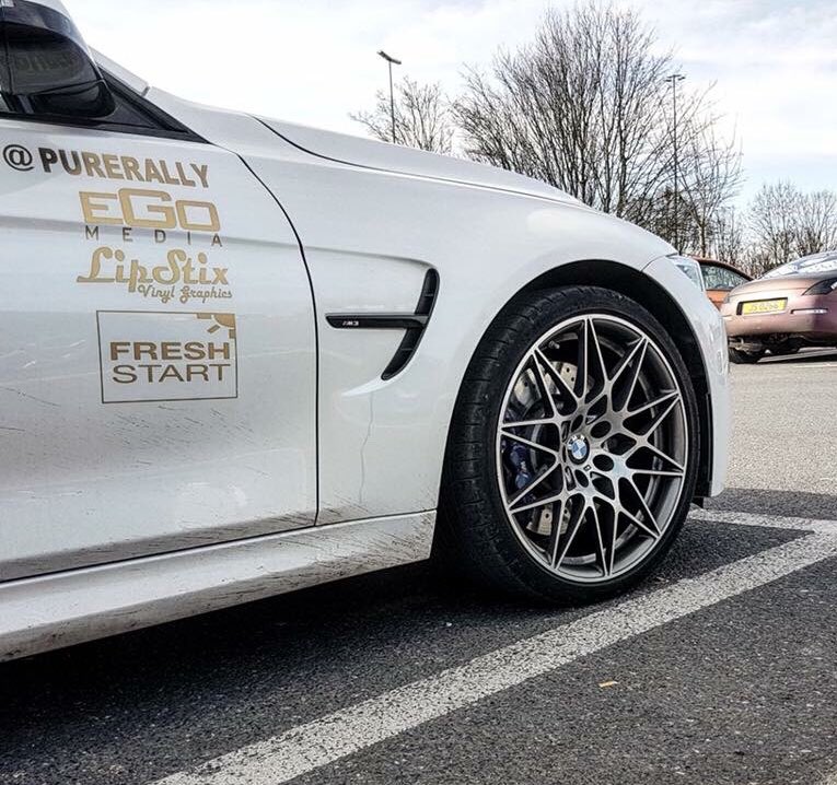 TMVending's tweet photo. Check out the Fresh Start @FSCapsules Logo on the @purerally Car looking good #FreshStartCapsules #Purerally #Rally #Retweet https://t.co/aWALpA3M9t