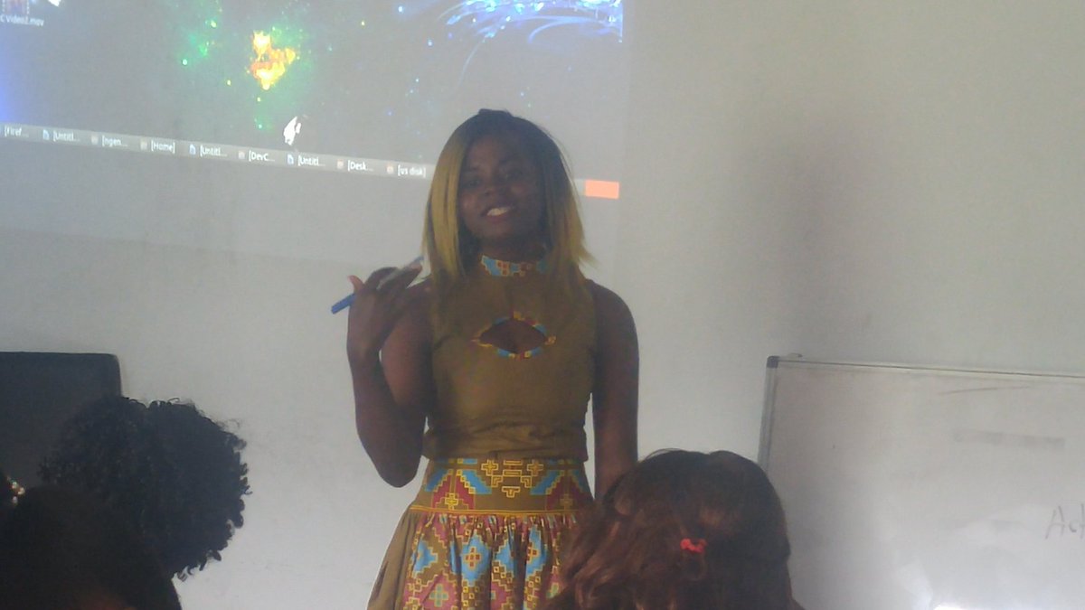 AchereNkongho's tweet photo. Engaging more women in STEM will help in development of communities
Speaking at the Developer cycle Buea Women in Tech Launch to inspire other young ladies.
#WomenInSTEM 
#WomeninpublicHealth 
#inspireyouths
#empowergirls https://t.co/Navkvf5nox