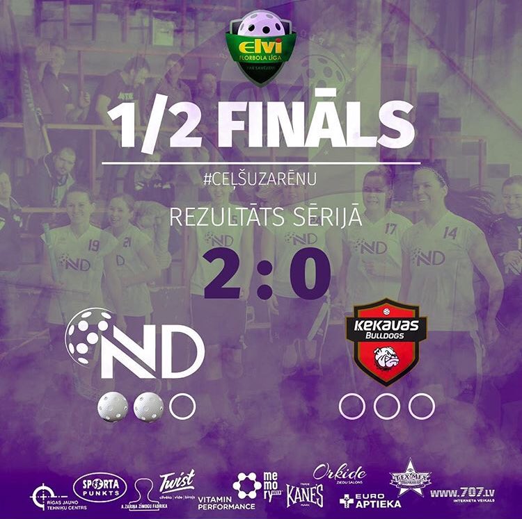 FK_NND's tweet photo. NND Rīga : @KekavasBulldogs  PUSFINĀLA sēriju turpinām šodien, 20:00, @olimpiskais 👊🏼💜
Tiekamies pēc 4 stundām! #nnd #fknnd #florbols https://t.co/gpJn0jsh1L