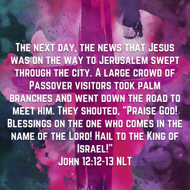 Verse of the day bible.com/116/jhn.12.12-…