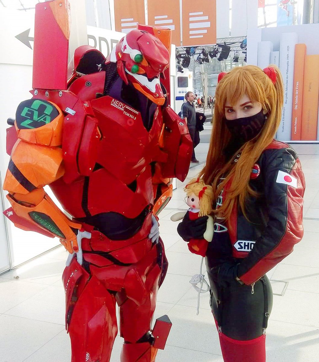 マアロ ドイツ Eva 02 Leipzig Germany エヴァ弍号機 ライプツィヒ ドイツ Eva 02 Maolocosplay Asuka Akira X Evangelion Copperback Monkey コスプレ エヴァ 弍号機 ロボット 外人コスプレイヤー T Co 4m1mjyultl