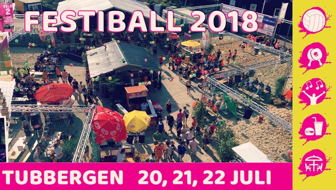 Festiballparty's tweet photo. 20, 21 en 22 juli 2018! De 4e editie van @Festiballparty op het Raadhuisplein in Tubbergen! Wil jij op de hoogte zijn van het laatste nieuws? Volg ons dan op Facebook (@festiball.party) of via de website: https://t.co/jwVEKFVfYG #beachvolleyball #beachtennis #mini-festiball https://t.co/iwuxERxiFA