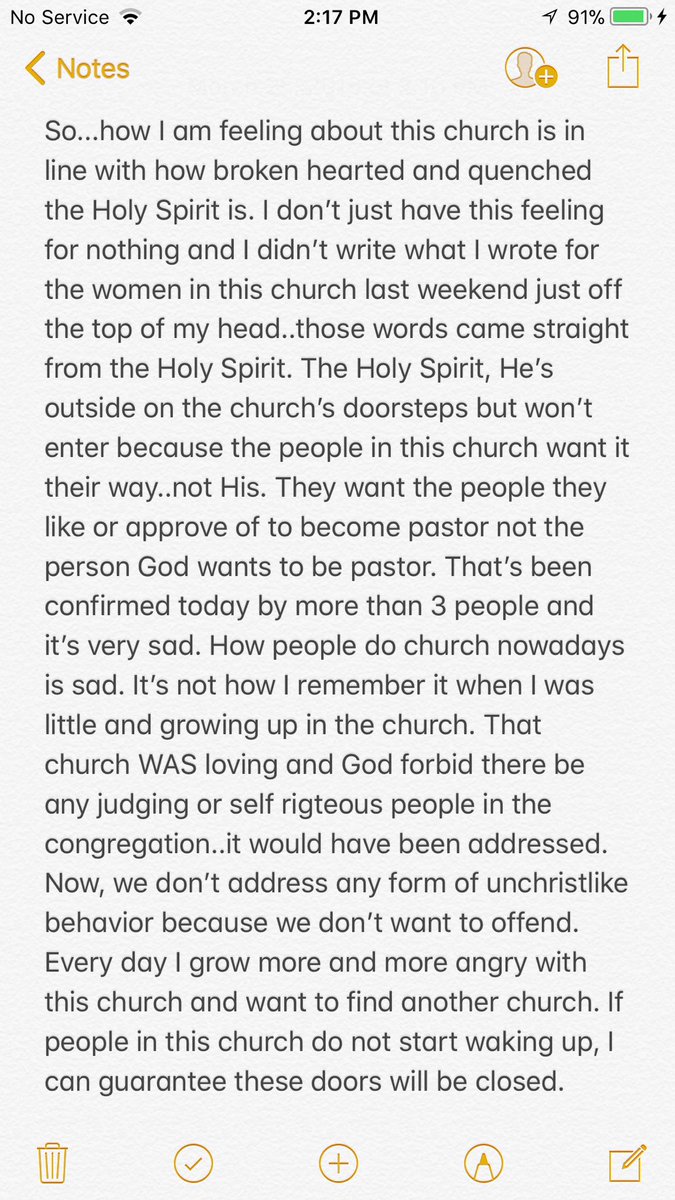 HopeInHearts's tweet photo. I can’t think of anything worse than making the Holy Spirit grieve and not allowing Him room to do what He desires to do. #DieToSelf #GiveHimControl 👆🏼✝️ https://t.co/YLowCj6lAv