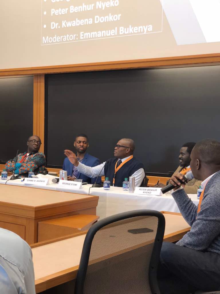 Geplaw's tweet photo. Our Mr George Etomi was on the 'Electrification and Diversification' panel at the African Development Conference held at Harvard University on March 24, 2018. The panel examined the transformative role of technology in Nigeria's #PowerSector.
#Power
#GEPLaw https://t.co/9vnj0R5Ayi