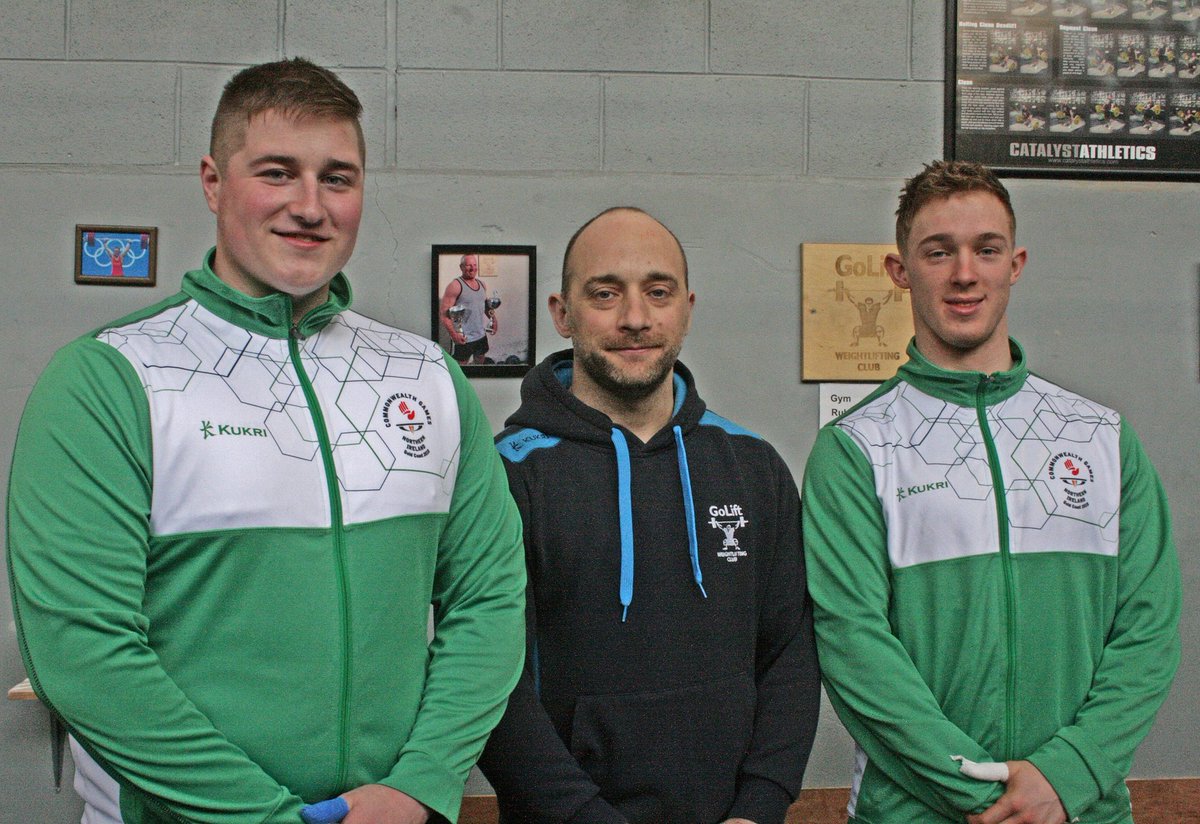 golift_wlc's tweet photo. Today was the last training session for our two lifters Cameron &amp; Karl that head off tomorrow to Australia for the Commonwealth Games @gc2018.

From everyone at Golift we wish you safe travels and the best of luck. 

💪🏋

@GoTeamNI @SportNINet @BelfastLive @GBWeightLifting https://t.co/vs8qlRm48Z