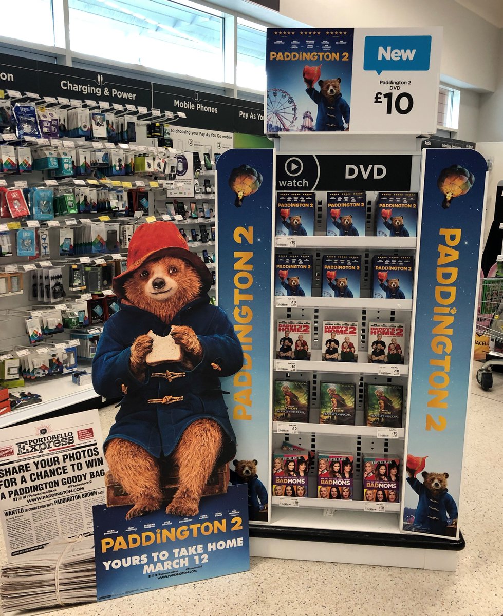 DeniseL24769974's tweet photo. Great to see #Paddington2 is still doing well in stores @expd8 we are making sure shelves are still stocked, pos is still looking good and sales are still raising @paddingtonbear @PaddingtonNews #WalkInPOS #FrontOfStoreDisplays #StockReplenishment #SELPlacement #R76PACE https://t.co/ULlBTGjIhQ
