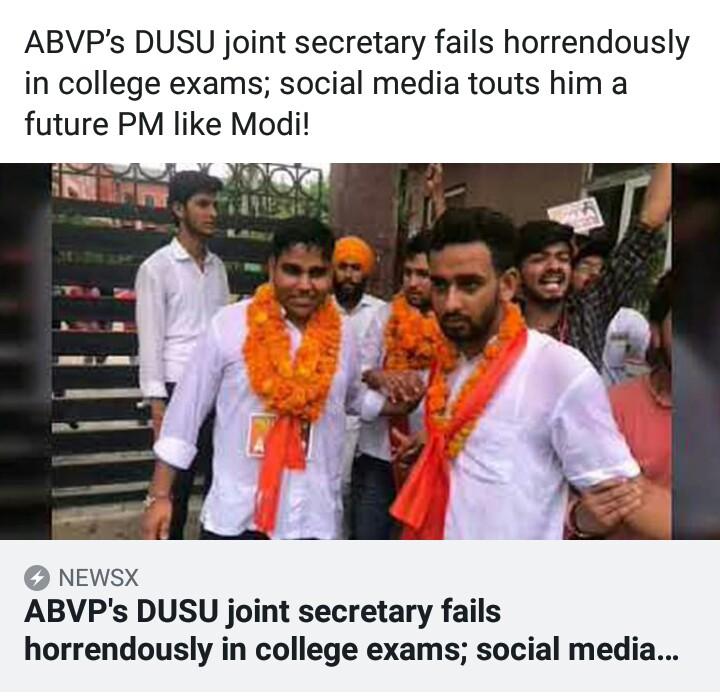 chaitanyaror's tweet photo. Type of people that BJP and ABVP promotes on top posts.
No wonder education sector has taken a back seat under this government.
@nsui @Fairoz_JK @LubanaManoj @chandanrana86 @VishalcINC @SaimonFarooqui @GulzebAhmedINC @mredulINC @sumitterbhullar @rockytuseed https://t.co/lcNNpzEKcn