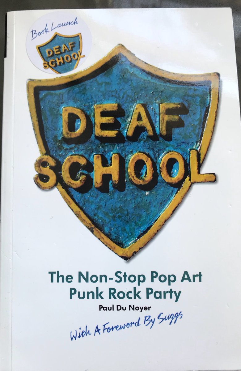 THVClive's tweet photo. Next four days will be spent rereading @DeafSchoolMusic book and listening to every album on rotation. Should just about be gig ready by Thurs. #letsdothisagainnextweek #deafschool https://t.co/wGDIrXP9Ac